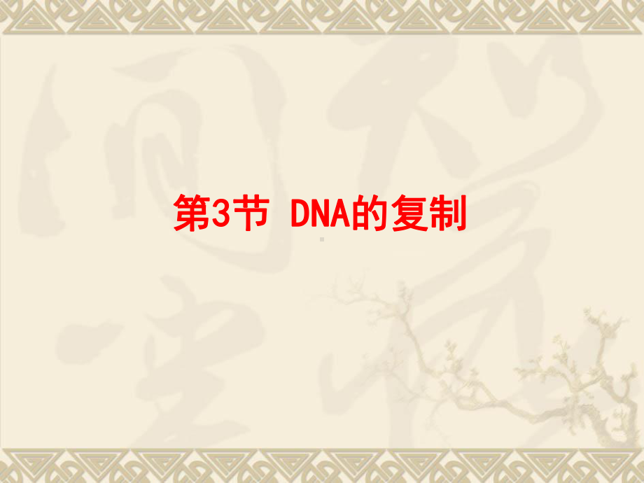 第3节 DNA的复制课件.pptx_第1页