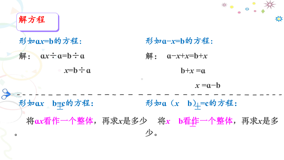 解简易方程练习十五教学课件.ppt_第3页