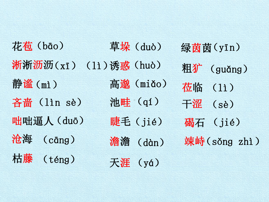 部编版七年级上册语文：第一单元 复习课件.pptx_第3页