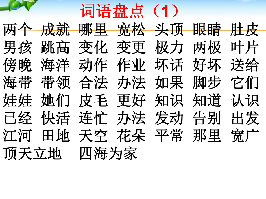 部编二年级语文上册总复习(最全面)课件.ppt_第2页