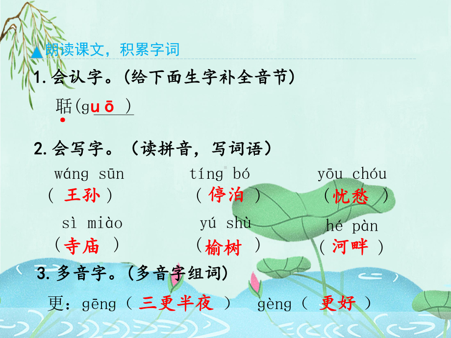 部编版五年级上册语文第七单元预习复习优质课件.pptx_第2页