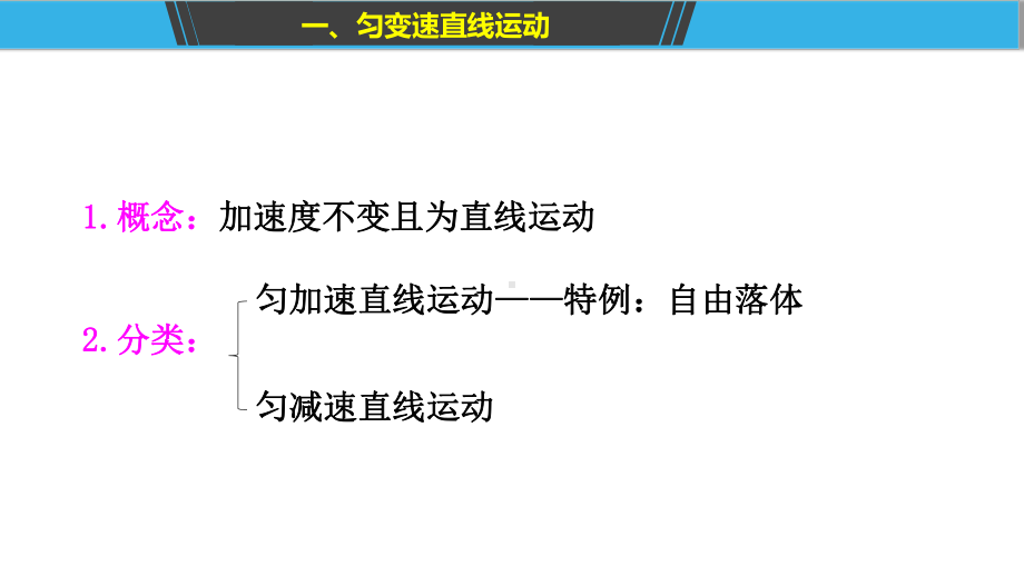 第二章匀变速直线运动—（新教材）人教版高中物理必修一期末复习课件.pptx_第3页