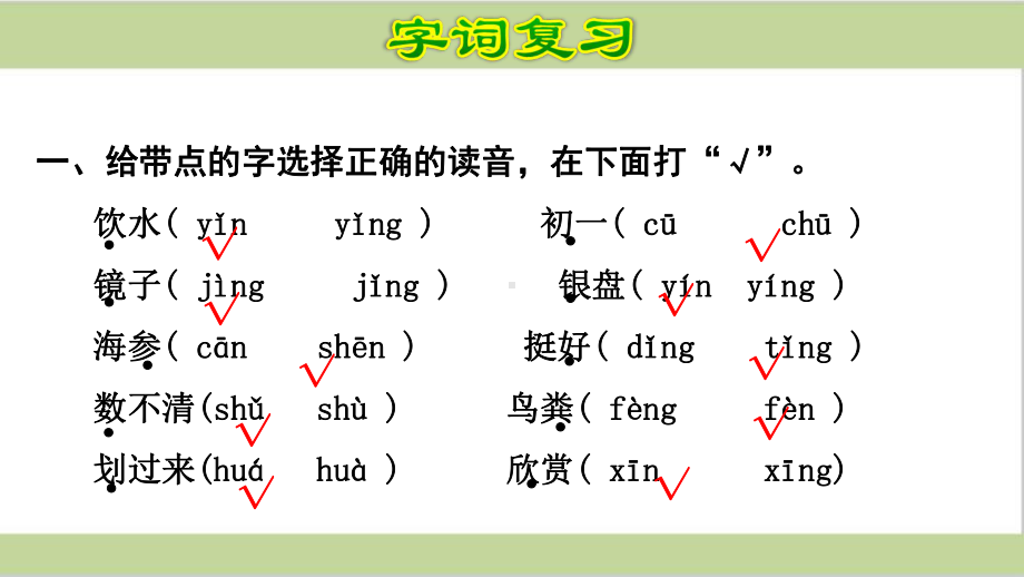 部编人教版三年级上册小学语文第六单元复习课件.ppt_第3页