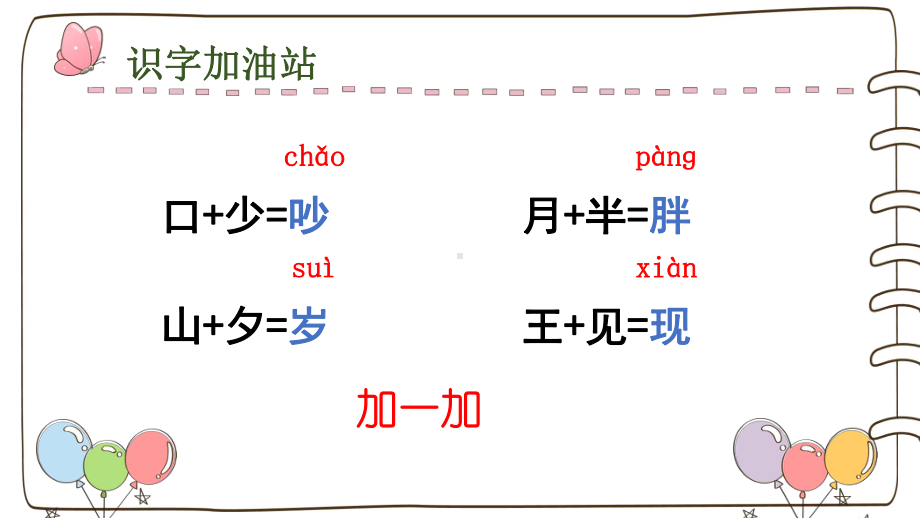 部编版一年级下册语文语文园地七识字加油站字词句运用(完美版)课件.pptx_第3页