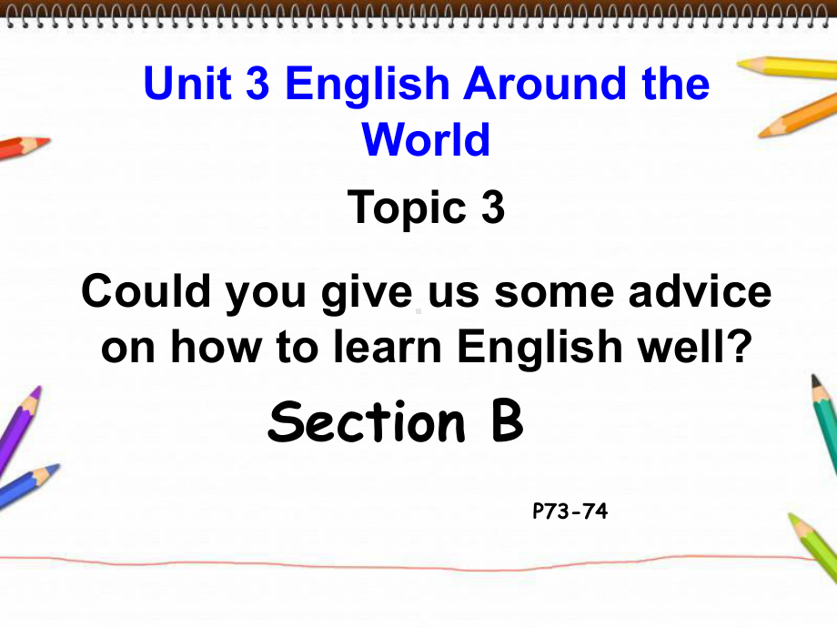 科普版九年级英语上册《Topic 3 Could you give us some adviceSection B》优质课课件-25.ppt（纯ppt,无音视频）_第1页