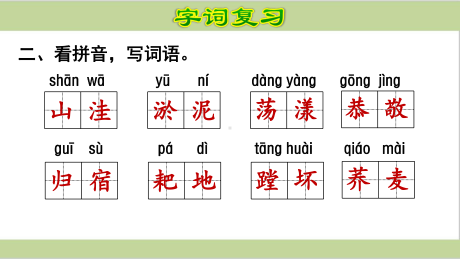 部编(统编)人教版六年级上册小学语文期末第六单元复习课件.ppt_第3页