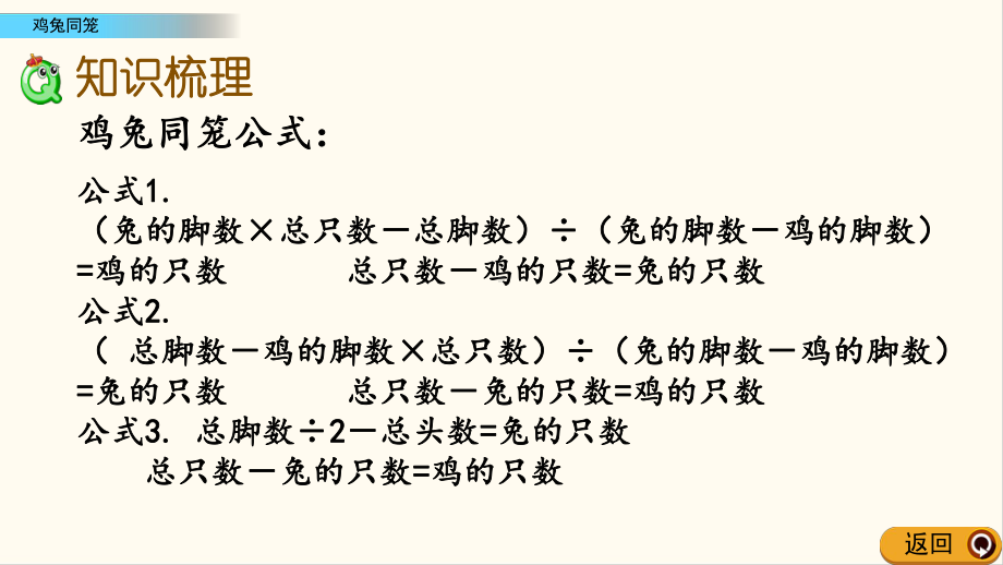 西师大版六年级数学下册鸡兔同笼(优质课件).pptx_第3页