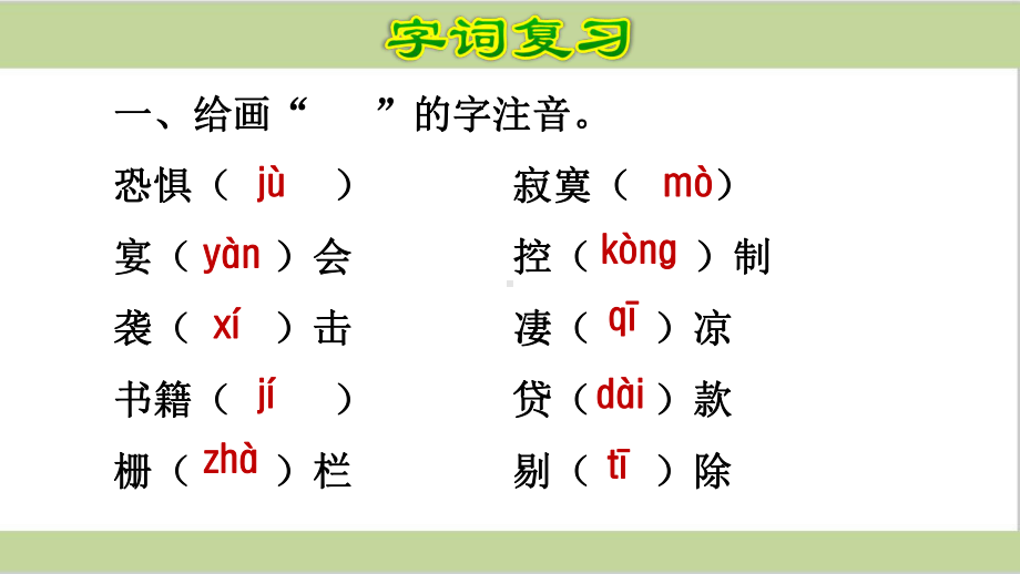 部编人教版六年级下册语文期末第二单元复习课件.ppt_第2页