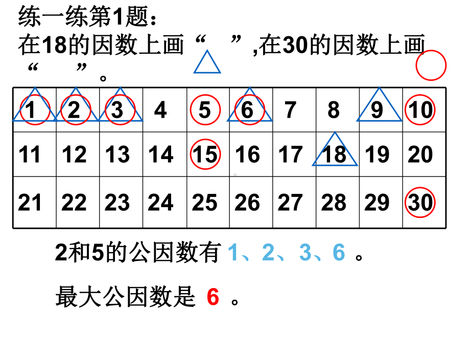 五年级数学下册课件-3公因数和最大公因数练习79-苏教版 12页.ppt_第2页