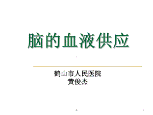 脑的血液供应课件.ppt