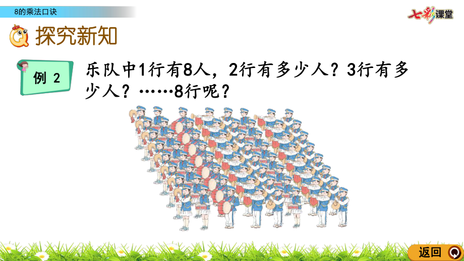 部编人教版二年级数学上册表内乘法(二《63 8的乘法口诀》课件.pptx_第3页