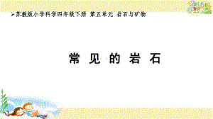 常见的岩石（ppt课件）-2022新苏教版四年级上册《科学》.pptx