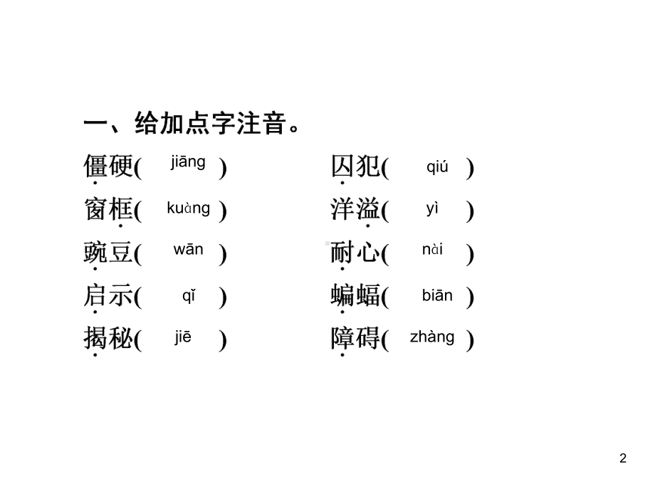 部编版四年级上册语文习题课件 第二单元巩固提升精练.ppt_第2页