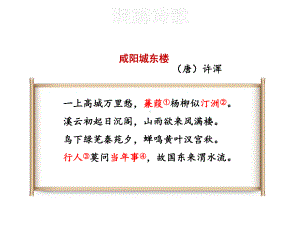 部编版九年级语文上册 第六单元 6课外古诗词诵读课件.ppt