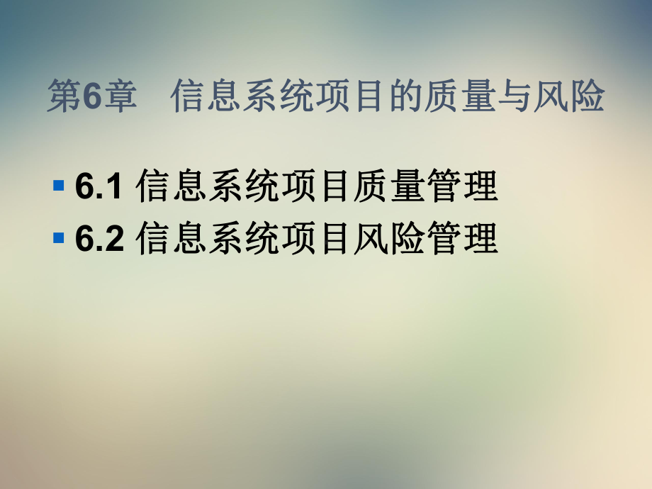 第6章信息系统项目的质量与风险课件.ppt_第3页