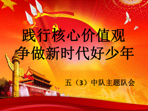 践行核心价值观争做新时代好少年课件.ppt