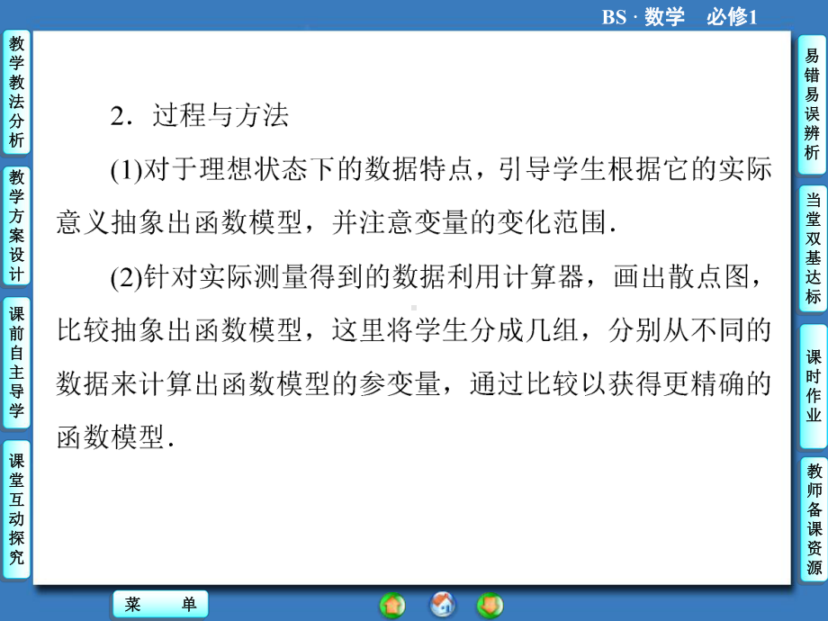 高中北师大版数学同步教学参考课件必修一 第4章 2实际问题的函数建模.ppt_第2页