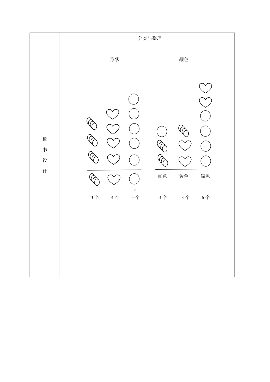 一年级上册数学教案-6.1分类与整理｜冀教版 (2).doc_第3页