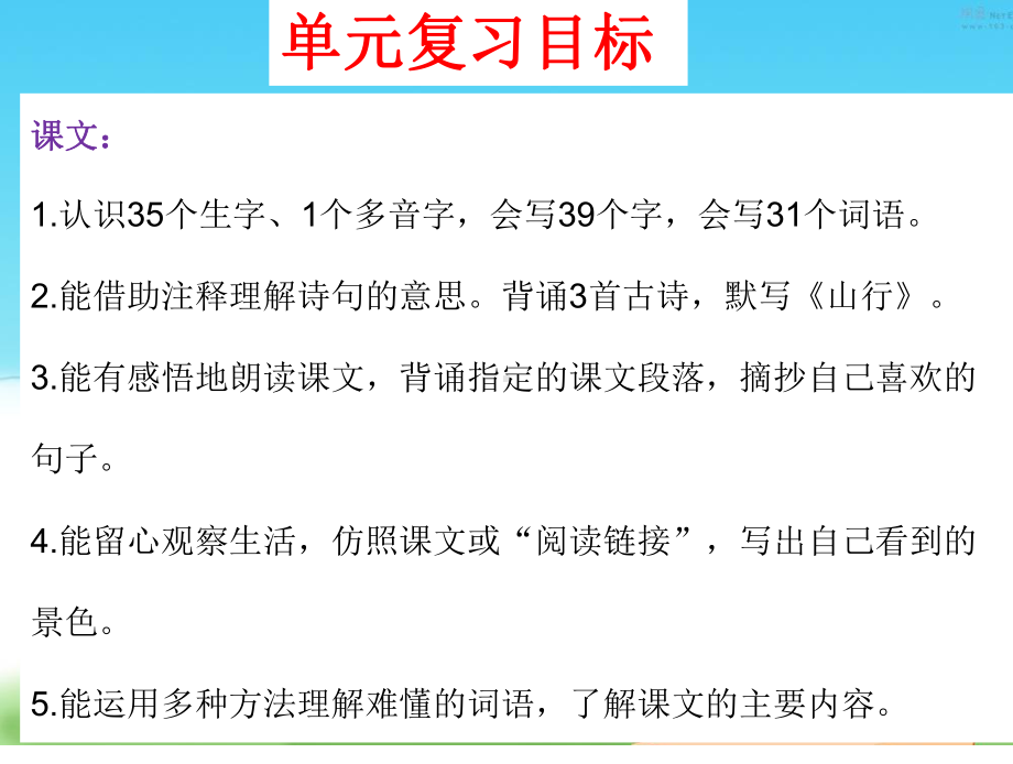 部编语文三年级上册第二单元总复习课件.ppt_第3页