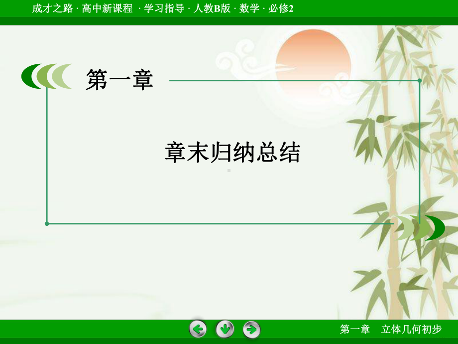 高中数学人教B版必修2配套课件：1章整合总结.ppt_第2页