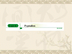 高考英语一轮复习 Unit4 Pygmalion课件 新人教版选修8.ppt（纯ppt,无音视频）