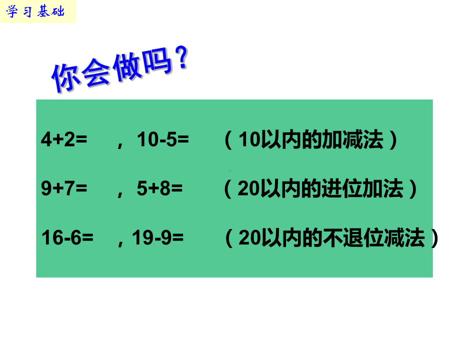 一年级数学下册课件-2.1十几减9（30）-人教版（共14张PPT） (1).ppt_第2页