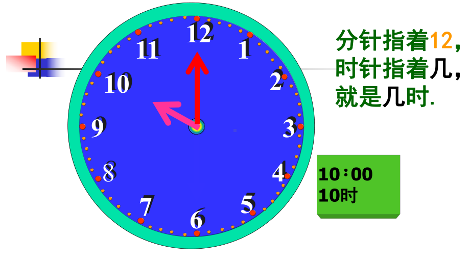 二年级下册数学课件-7.1 认识时分｜冀教版(共24张PPT).pptx_第3页