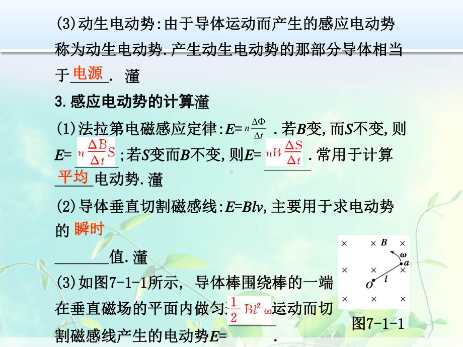 高中物理 电磁感应与交变电流课件.ppt_第3页