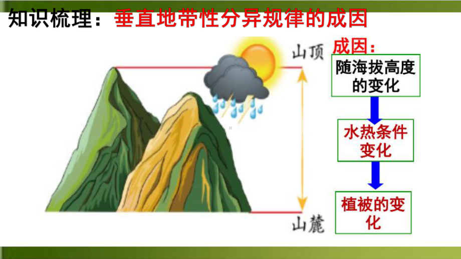 高考地理考前微专题探究59垂直地带性分异规律课件.pptx_第3页