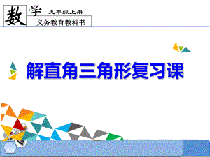 鲁教版九年级上册数学第二章解直角三角形复习课课件.pptx