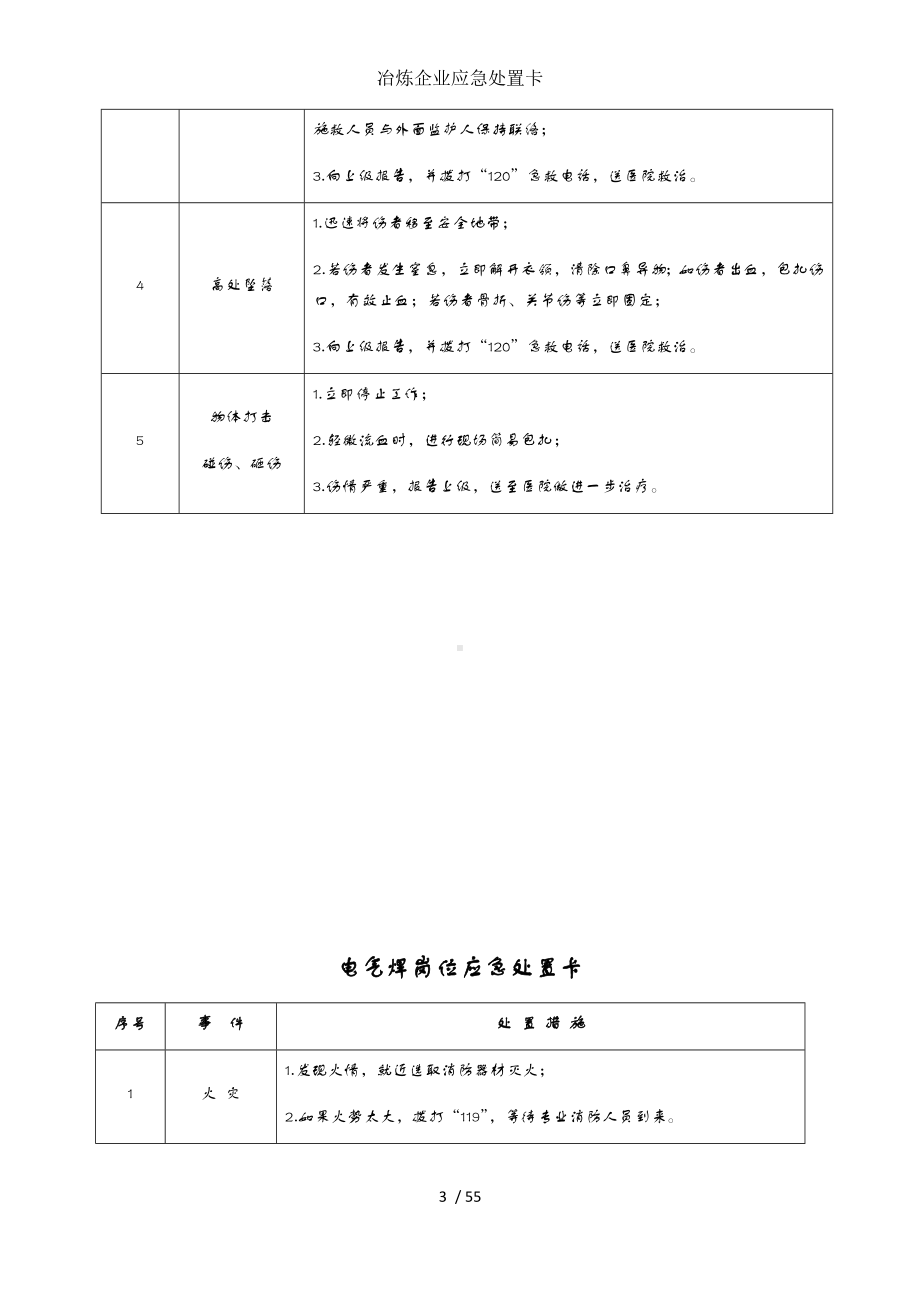 冶炼企业应急处置卡参考模板范本.docx_第3页