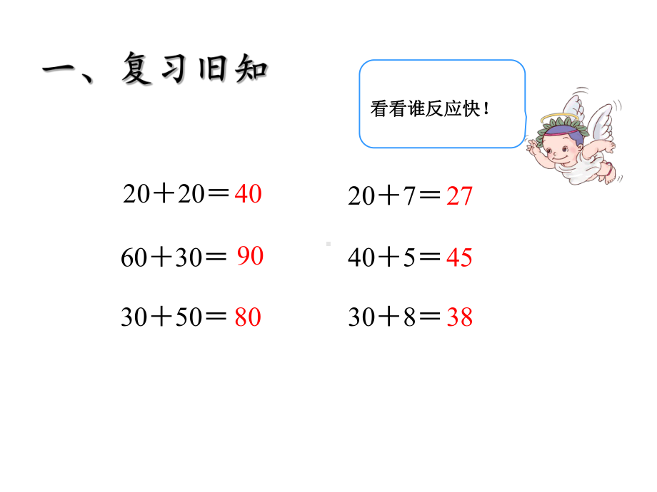 一年级数学下册教学课件-6.2 两位数加一位数、整十数17-人教版(共14张ppt).pptx_第2页