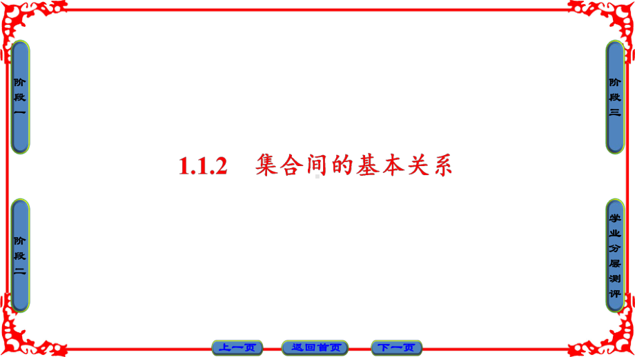 高中数学必修一第1章 第1节 112集合间的基本关系课件.ppt_第1页