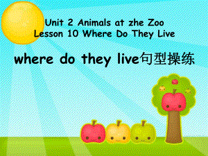 Unit-2-Animals-at-zhe-Zoo-Lesson-10-Where-Do-They-Live-where-do-they-live句型操练-冀教三起3下课件.ppt（纯ppt,不包含音视频素材）