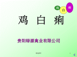 《鸡白痢培训课件》课件.ppt