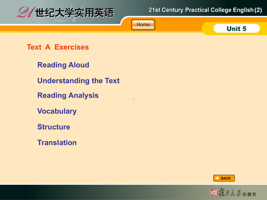 21世纪大学实用英语综合教程第二册第5单元课件.ppt_第1页