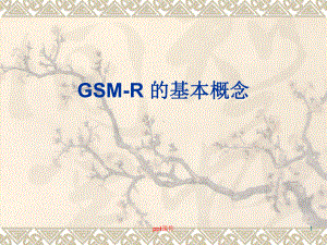 GSM-R基本原理课件.ppt