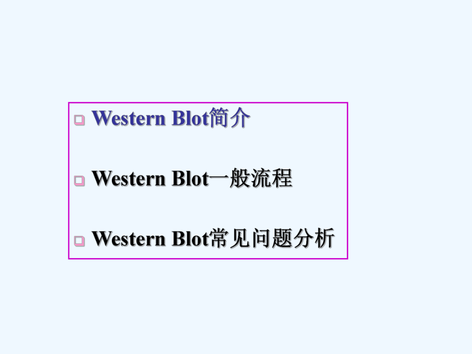 WesternBlot详解及问题分析课件.ppt_第2页