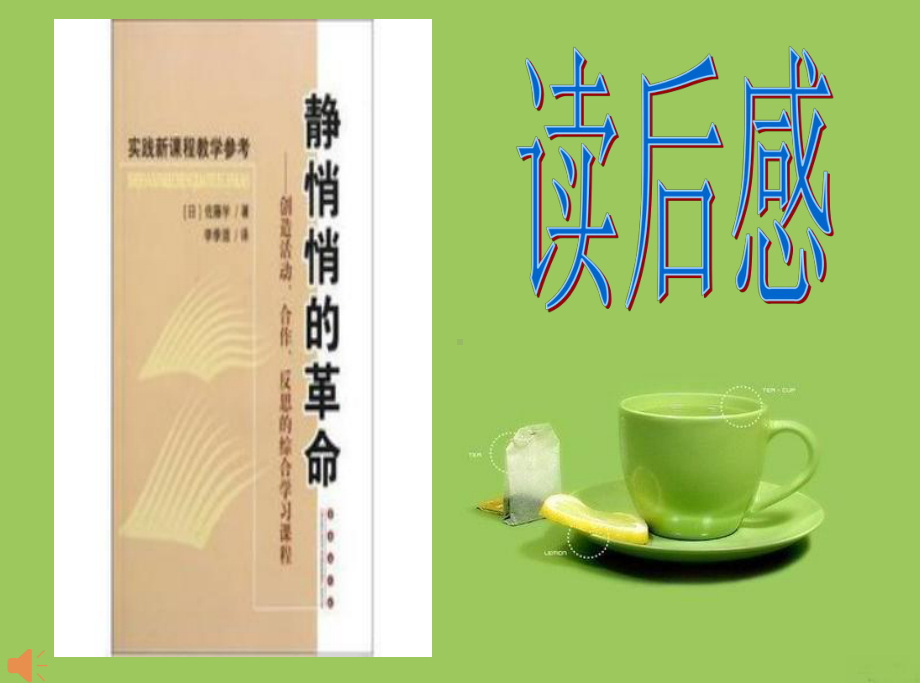 《静悄悄的革命》读后感(课堂)课件.ppt_第1页