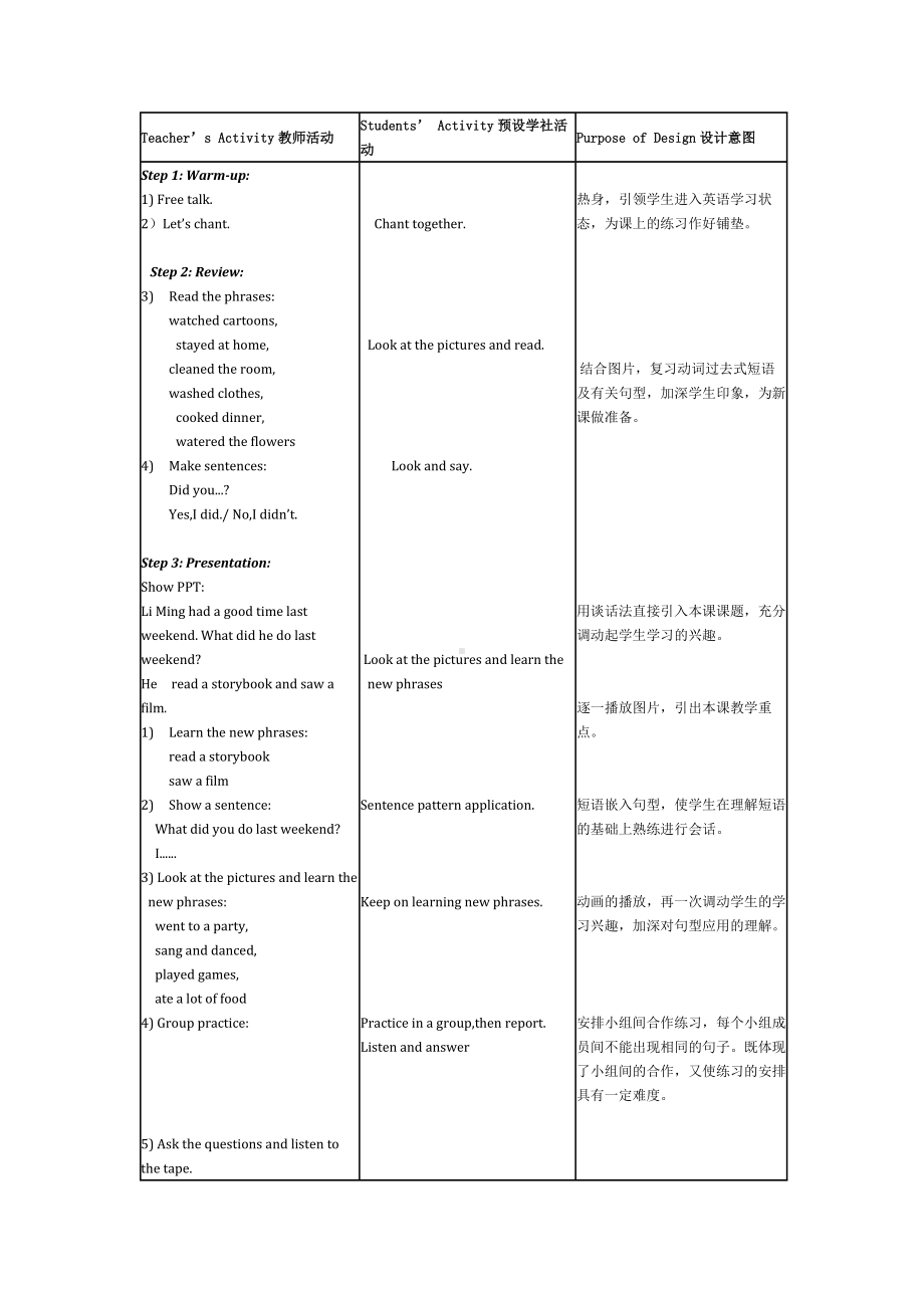 六年级下册英语教案-Unit 5 A birthday party辽师大版（三起） (9).docx_第3页