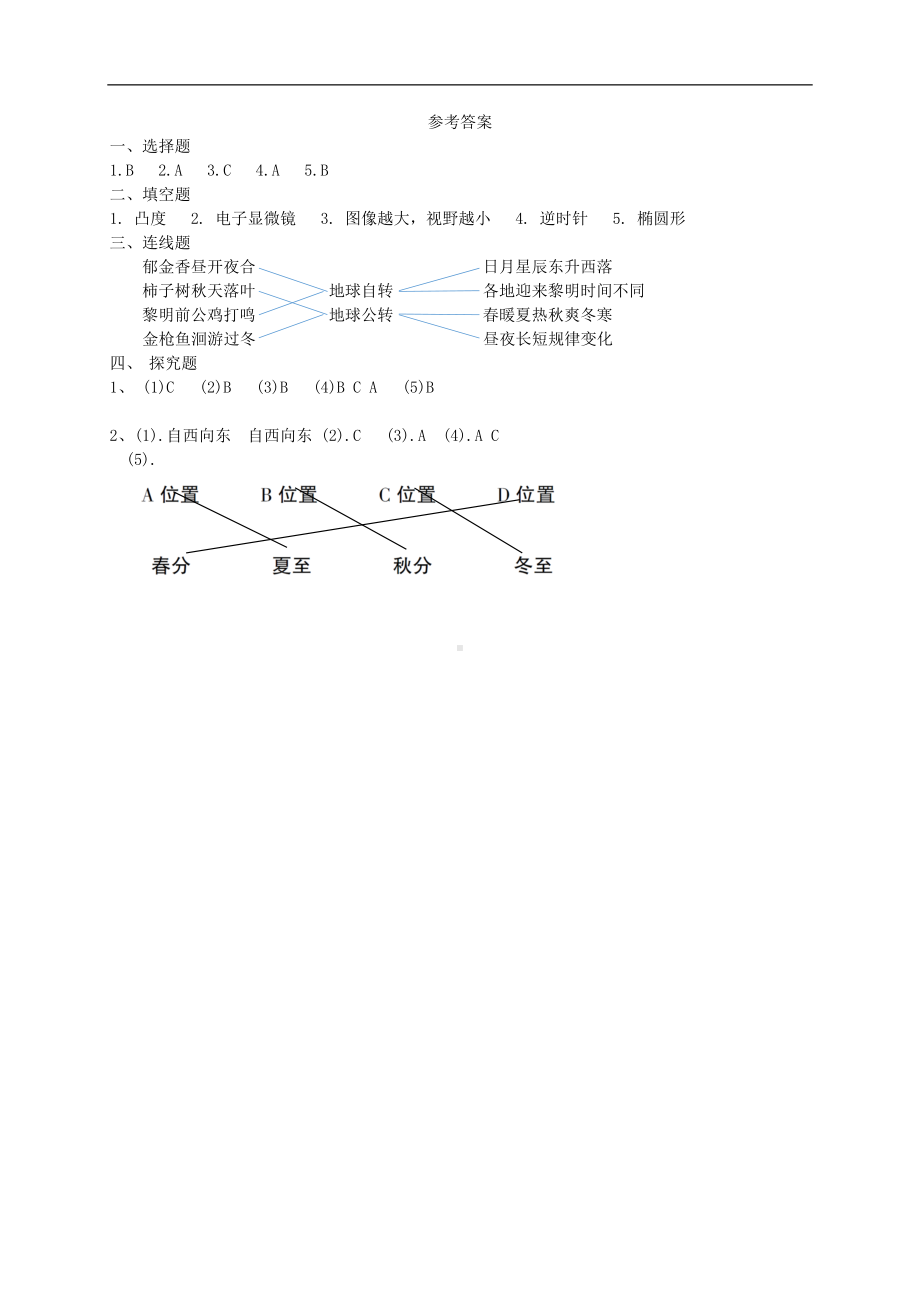 2022新教科版六年级上册《科学》期中考试测试卷（试题）.docx_第3页