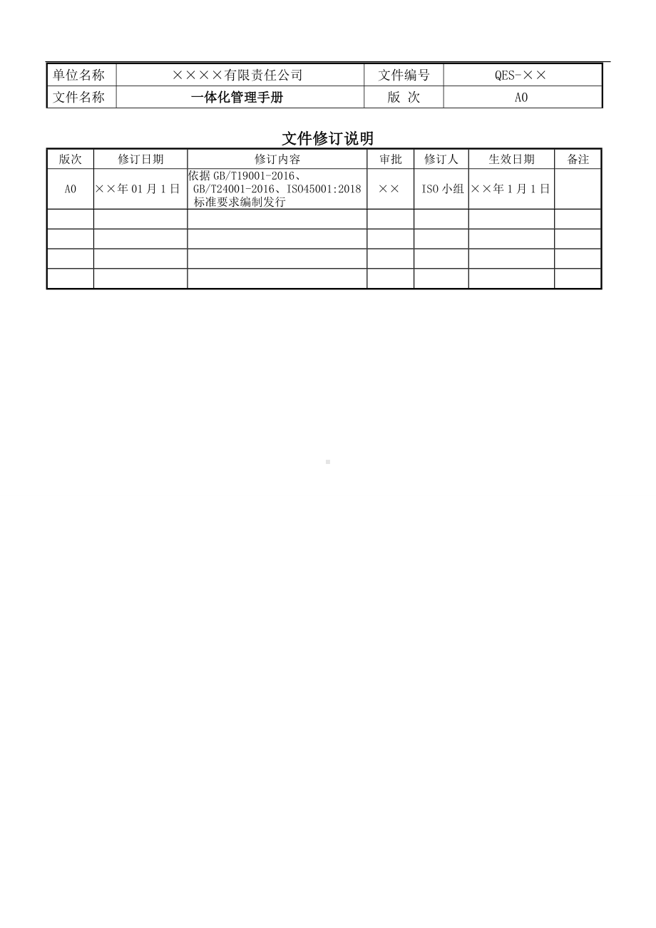 QES体系管理手册参考范本参考模板范本.doc_第2页