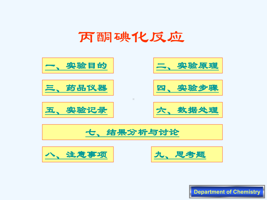 26丙酮碘化反应课件.ppt_第1页