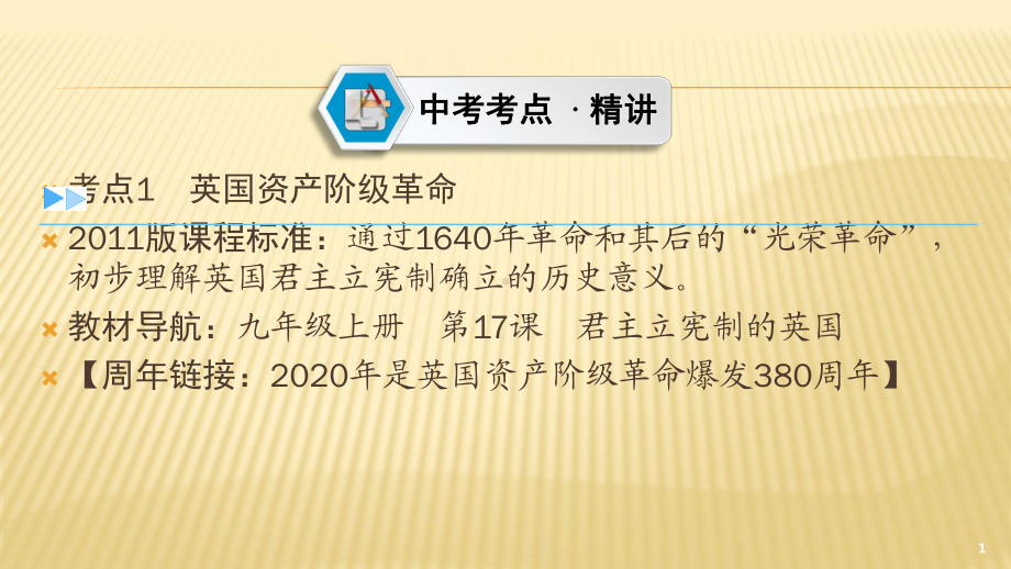 2020年中考历史总复习单元专题课件-★★-第2单元-资本主义制度的初步确立.ppt_第2页