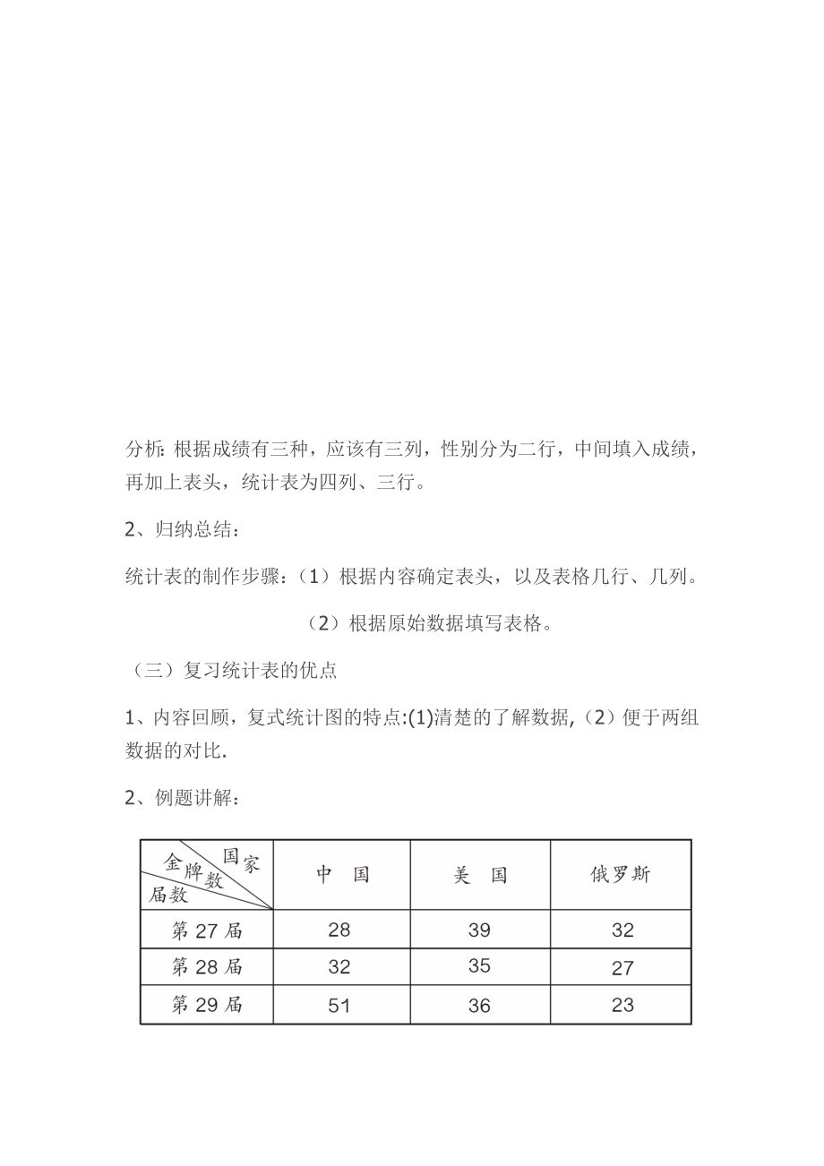 三年级数学下册教案-3复式统计表5-人教版.docx_第2页