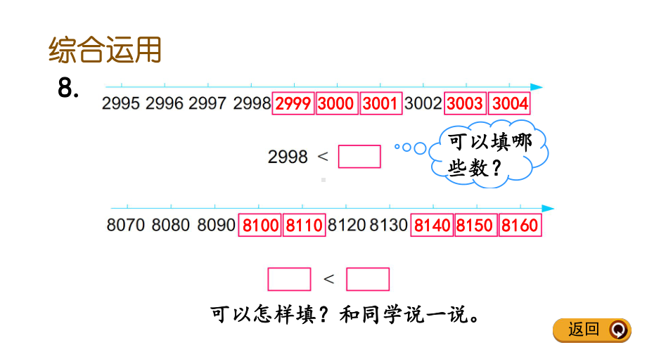 二年级下册数学课件23.万以内数的大小比较复习苏教版(共10张PPT).ppt_第3页