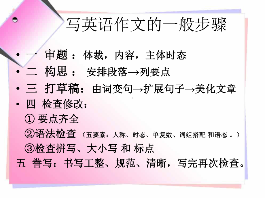 七上英语作文辅导课件.ppt（纯ppt,无音视频）_第2页