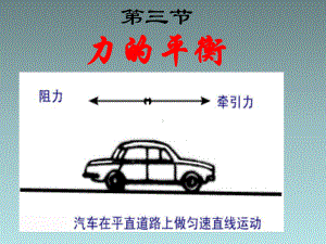 （沪科版）物理八年级：73《力的平衡》课件.ppt