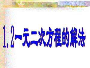 12一元二次方程的解法公式法课件.ppt