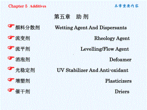 5简化-第五章-助剂课件.ppt